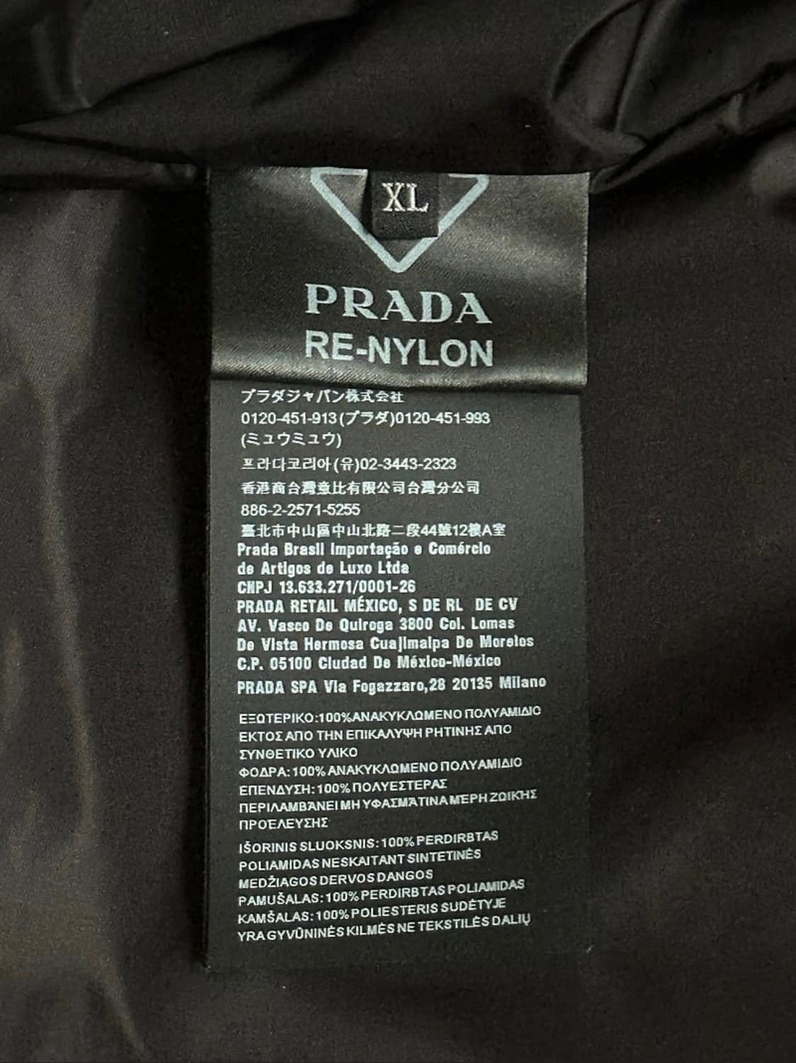 [남성] 프라다 리나일론 레인코트 패딩 상품이미지4