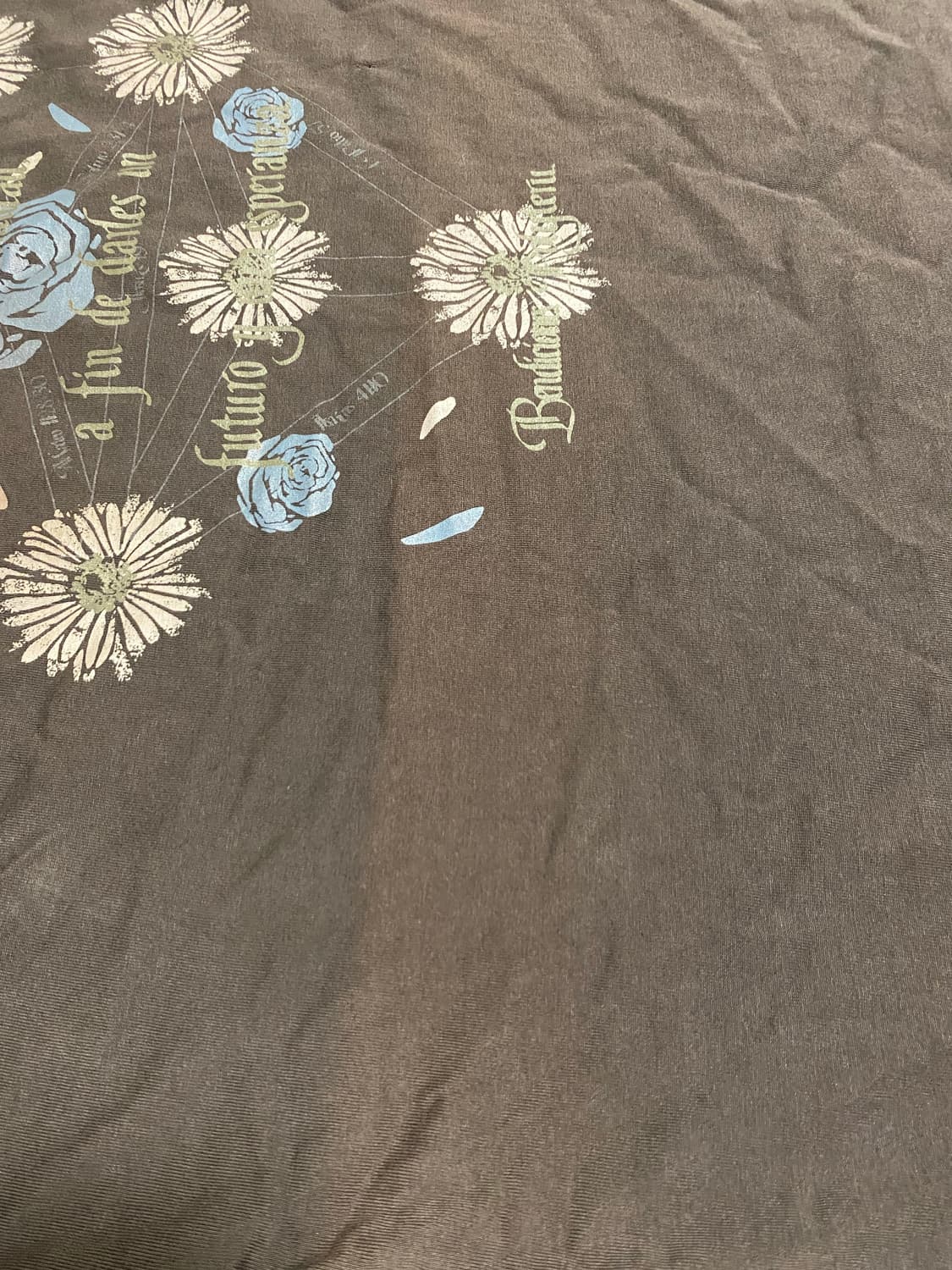 [4] 폴리테루 플로럴 크로스 유즈드 차콜 상품이미지2