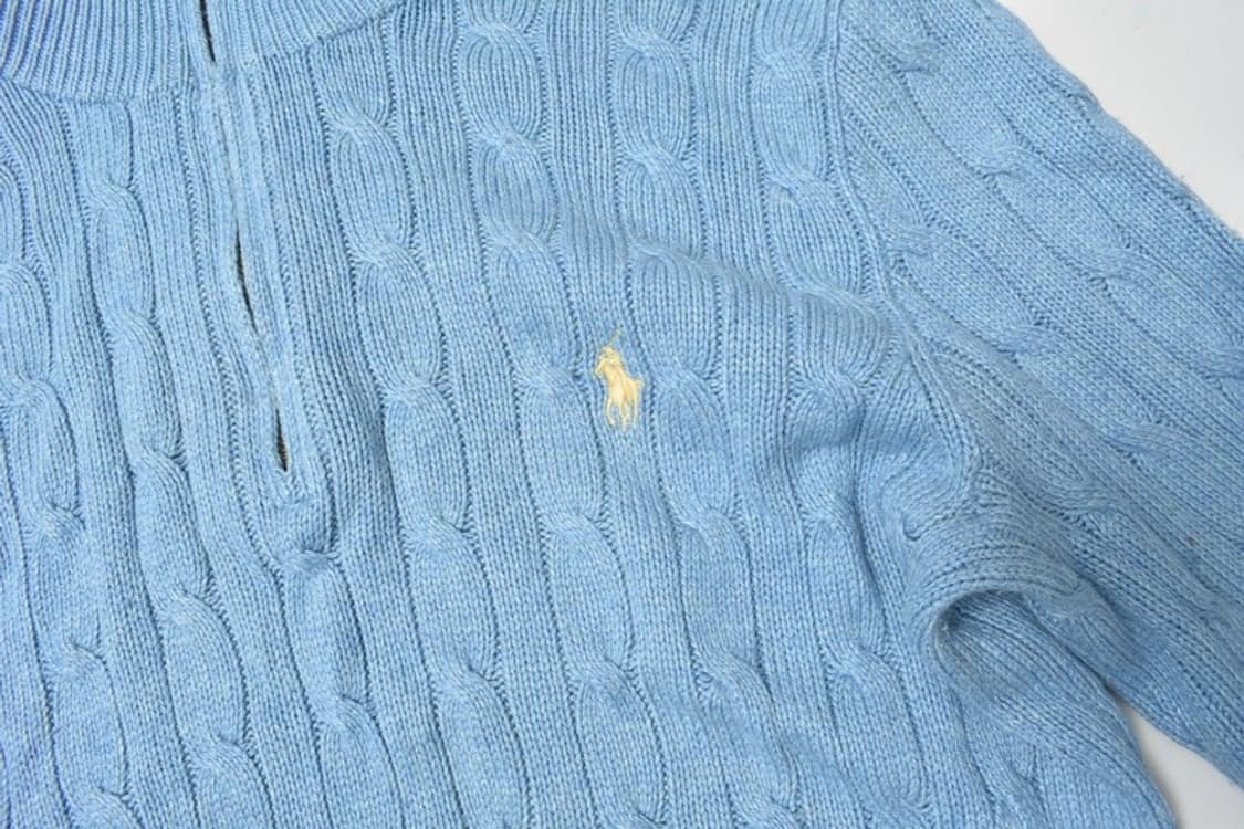 폴로 랄프로렌 반집업 케이블 니트 S N1296 상품이미지4