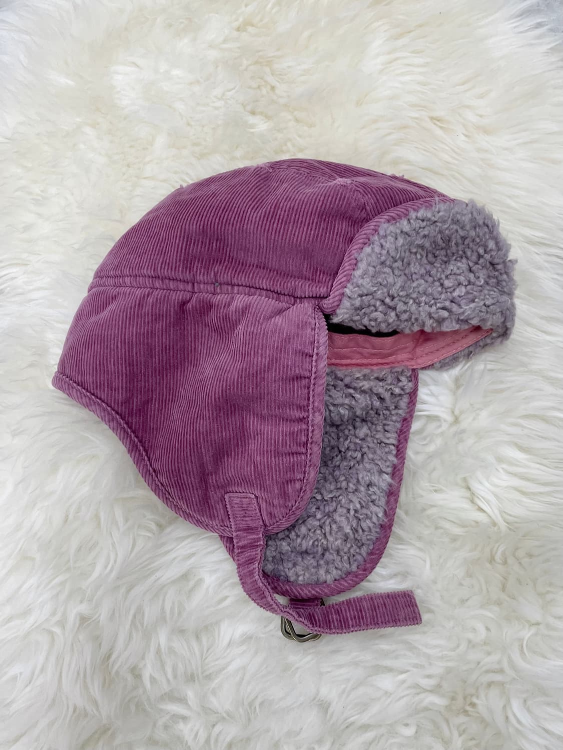 핑크 코듀로이 트루퍼햇💘 상품이미지6