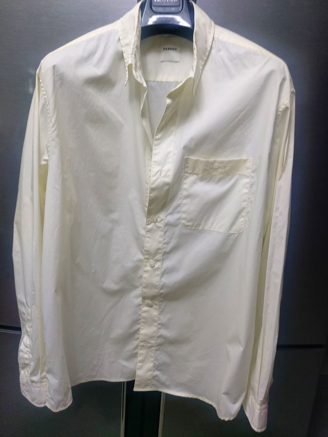 신상 정품 산드로 포켓 셔츠 남방 오버핏 상품이미지1
