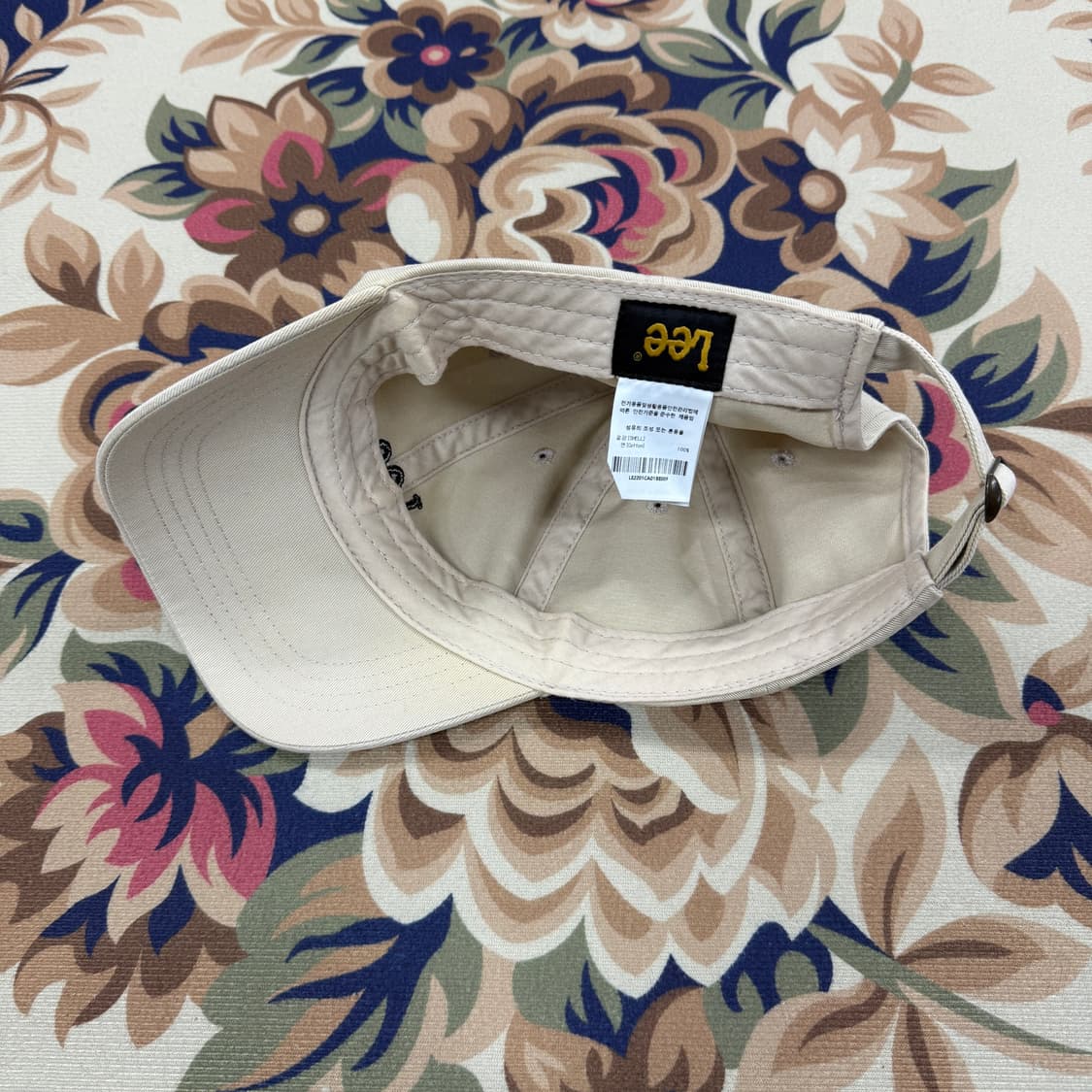 리 Lee 베이직 로고 볼캡(베이지) 상품이미지5