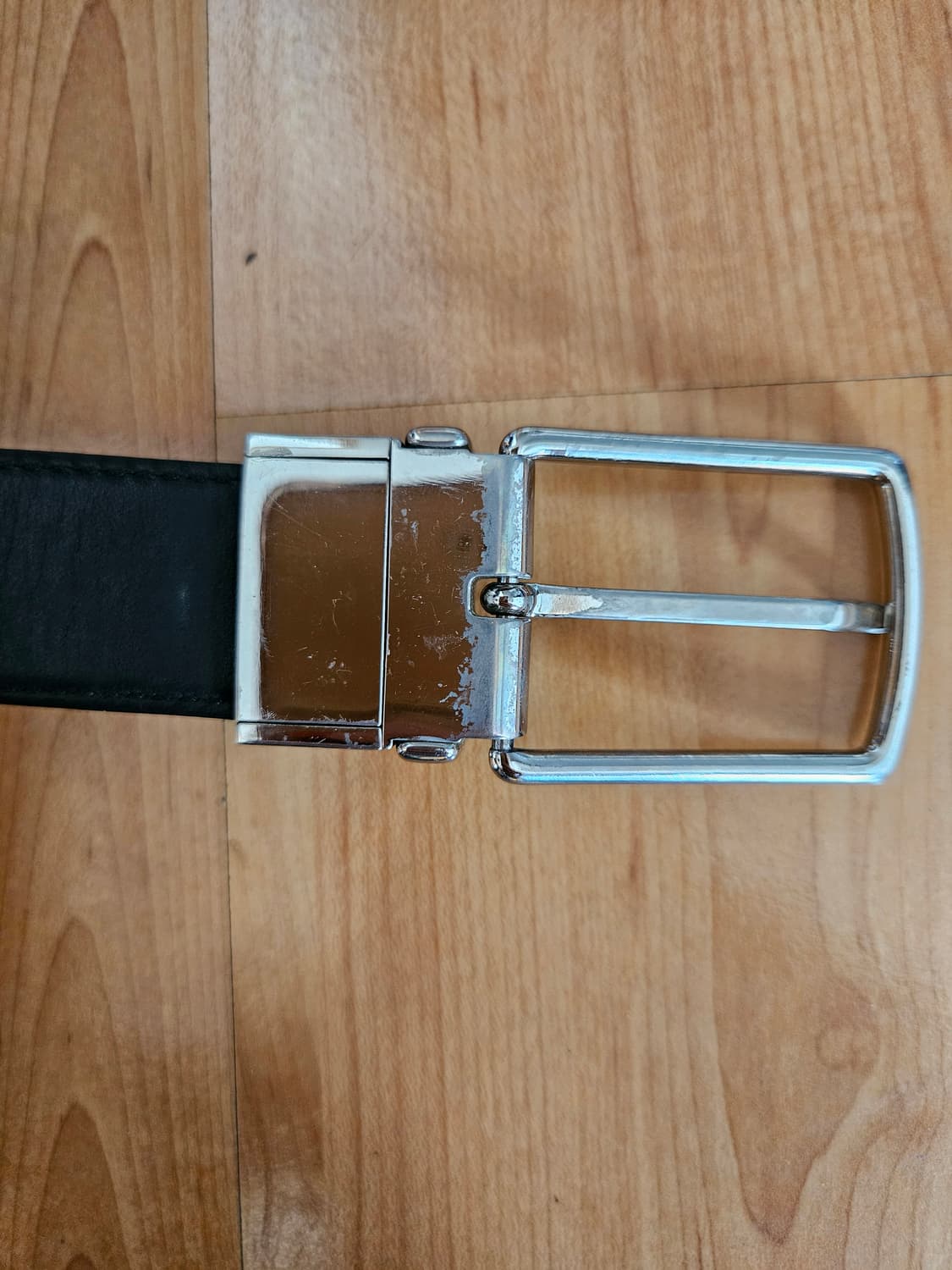 COACH 코치 남성 블랙 가죽 벨트 상품이미지5