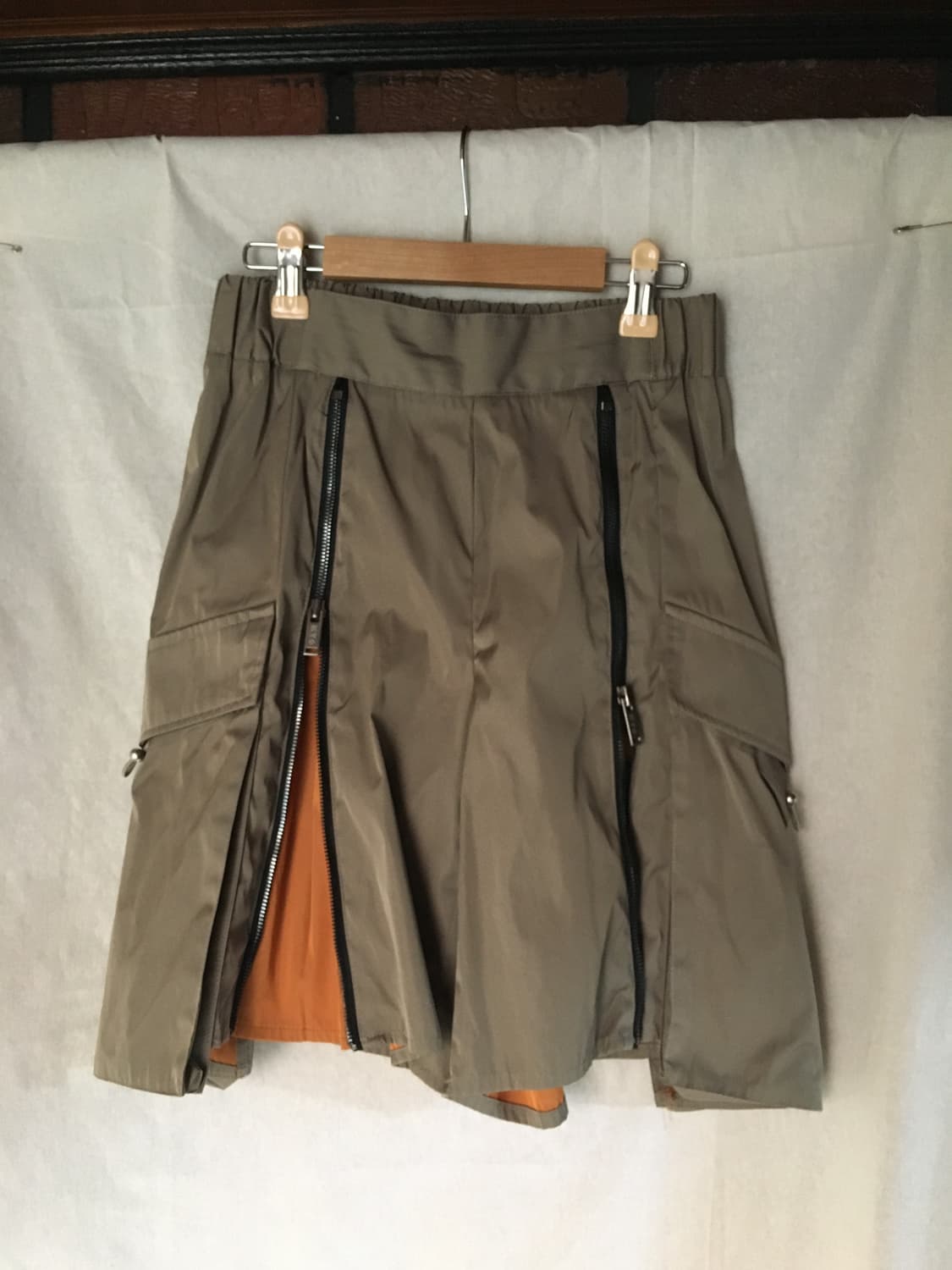 Kyo 유틸리티 더블 집 버뮤다 쇼츠 카키 상품이미지8