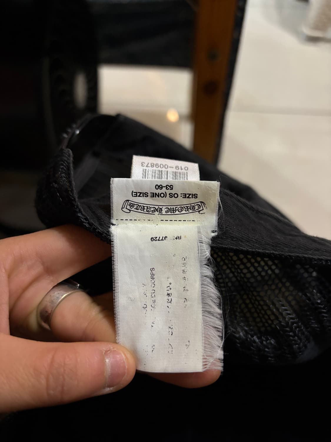 Chrome Hearts 크롬하츠 블루 롤링스톤 패치 레이어드 메쉬캡 상품이미지7