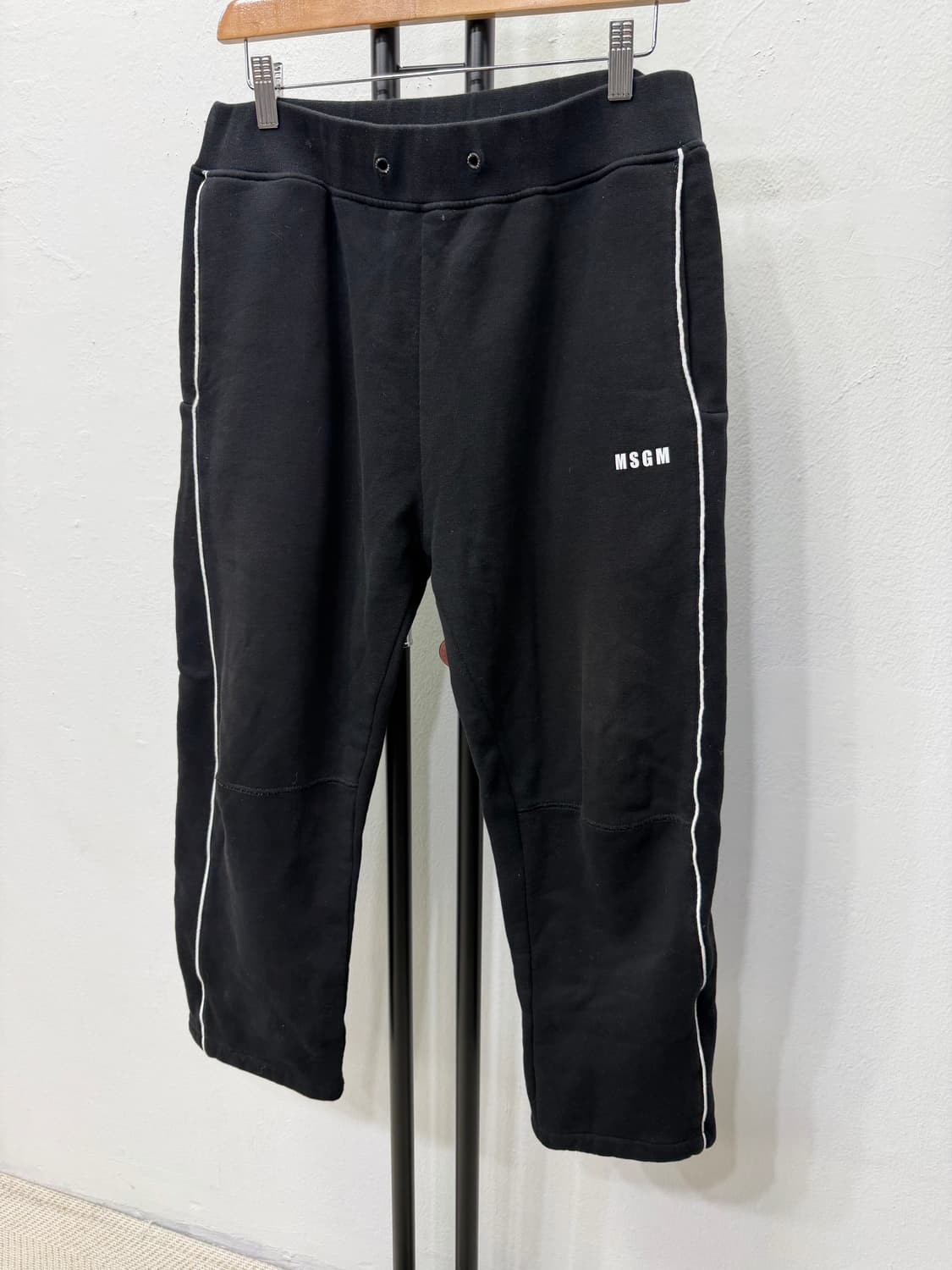 정품) MSGM 남성 라인 포인트 팬츠 M 상품이미지3