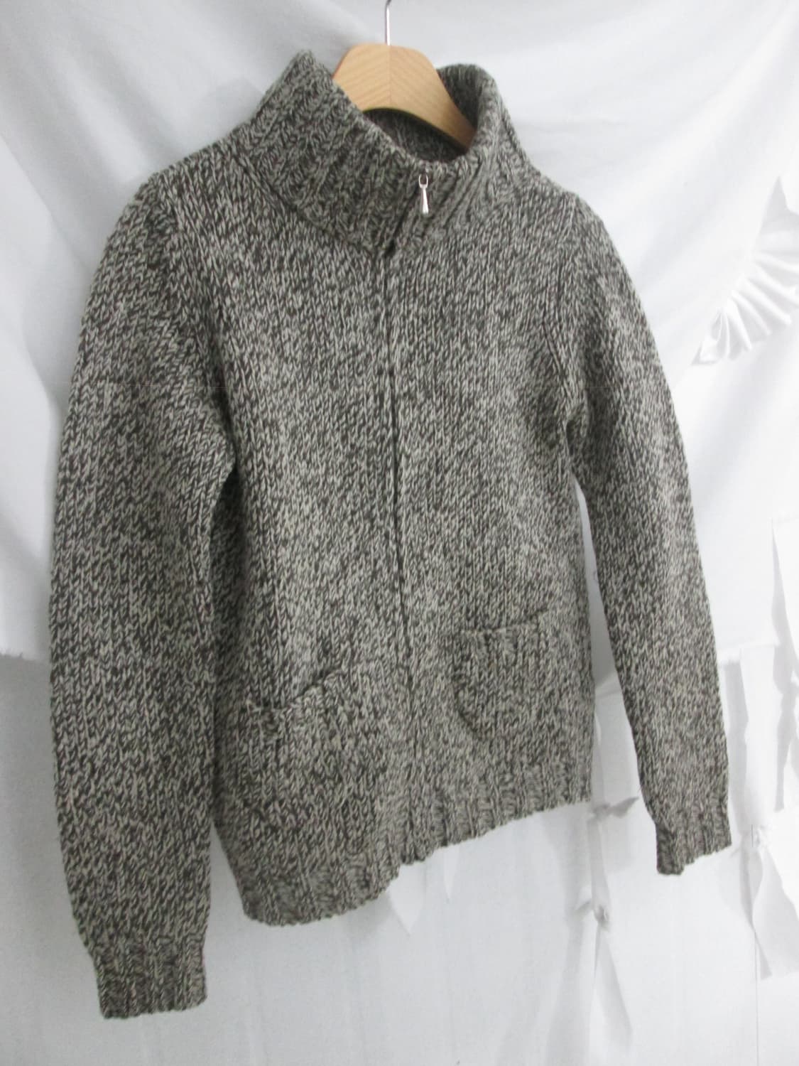 Sisley Melange Zip Knit 상품이미지6