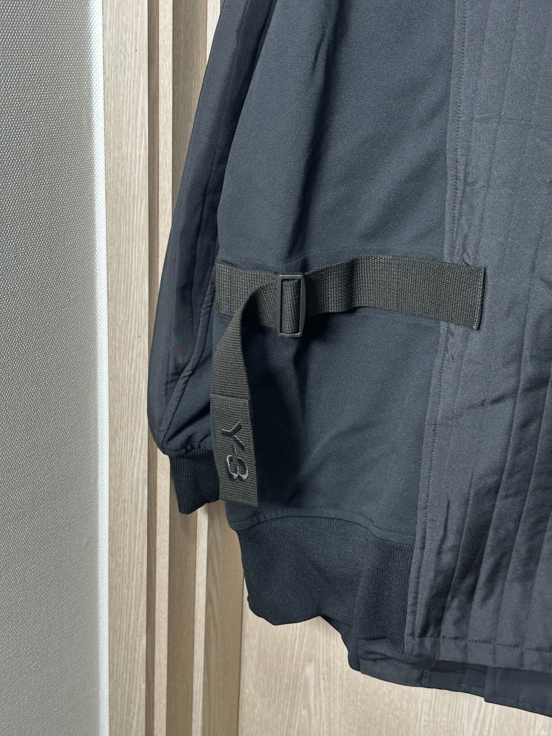 새상품) y3 퀄팅 후드 자켓100/블랙 상품이미지3