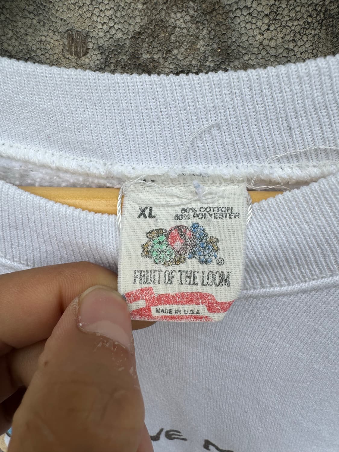 90s fruit of the loom 빈티지 캐릭터 프린팅 스웻셔츠 상품이미지4