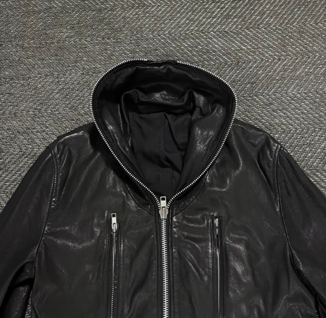 VTG Lambskin leather jacket S 상품이미지4