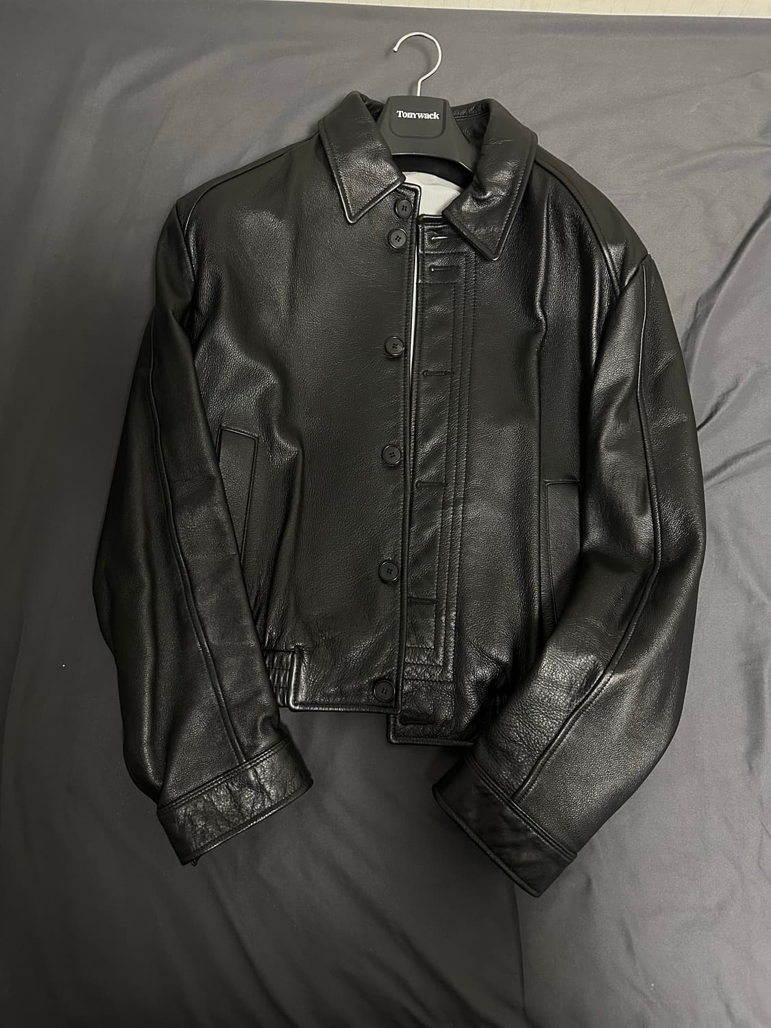 (L) STU 21ss 레더자켓 상품이미지2