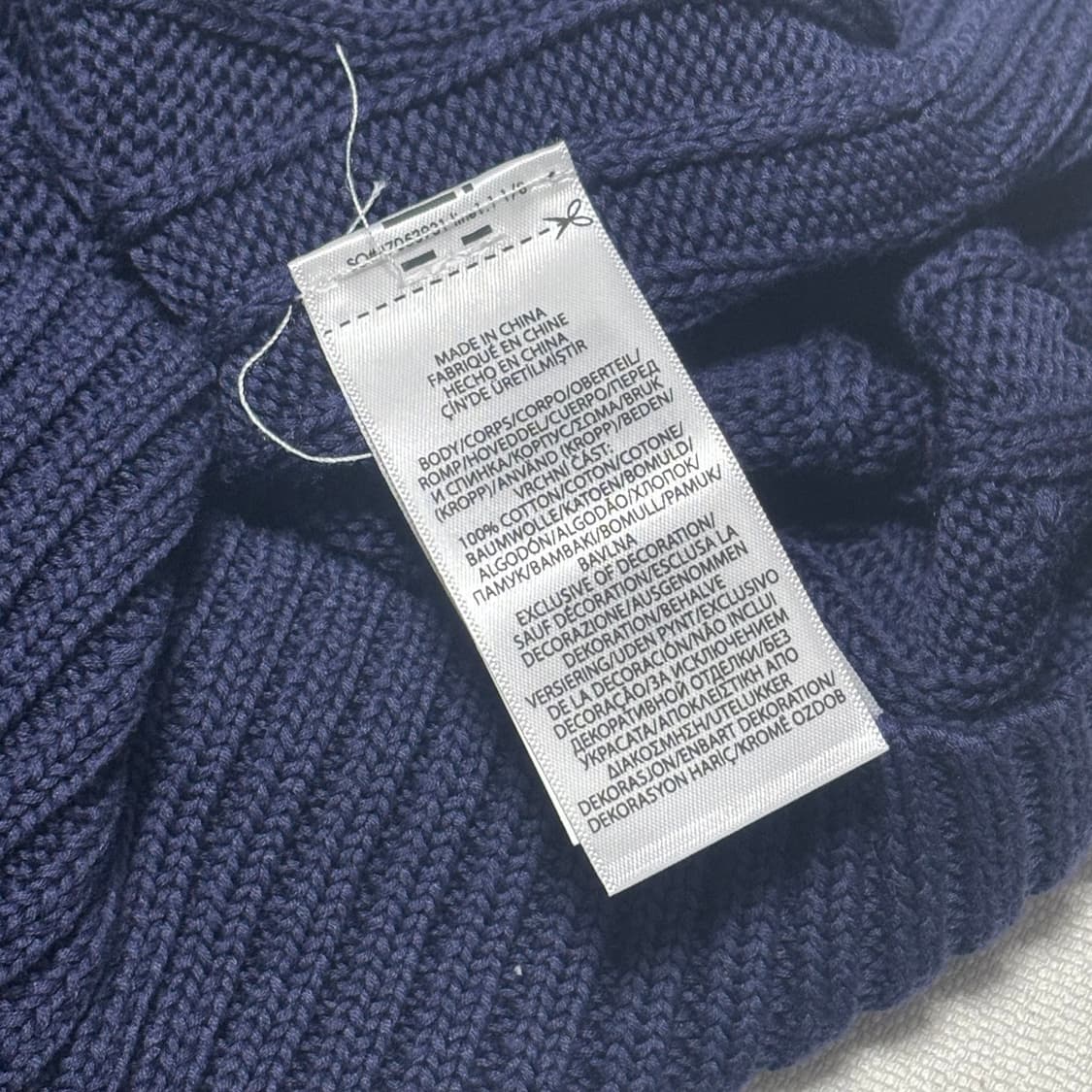 🫶🏻 폴로 랄프 로렌 여성용 네이비 반팔 니트🫶🏻 상품이미지5