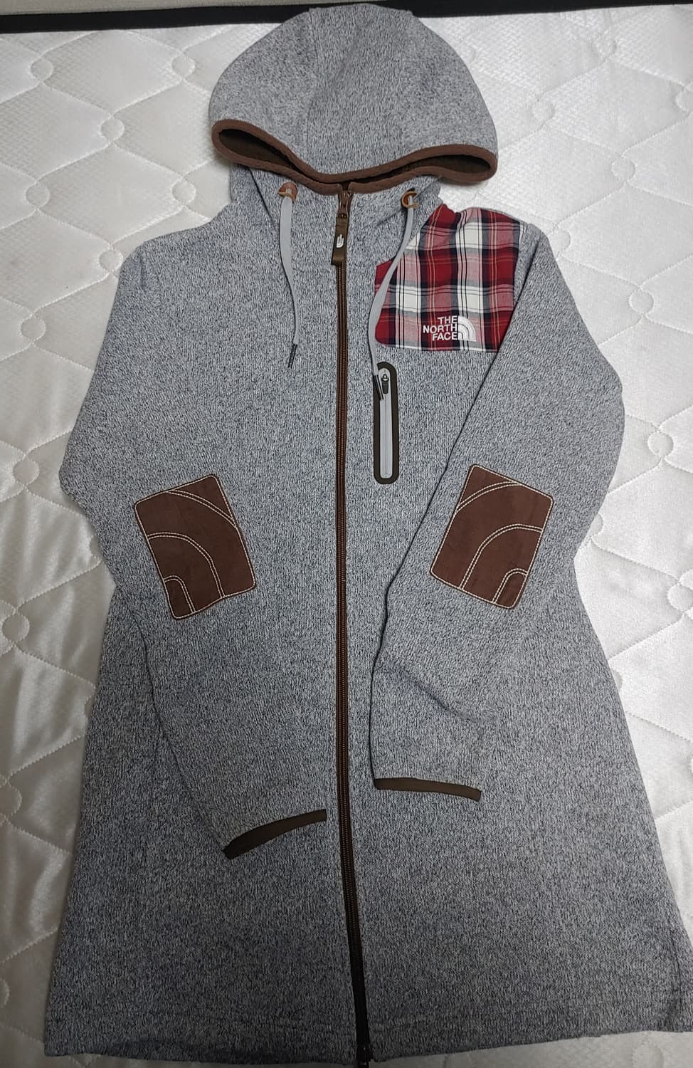 노스페이스 여성 니트 후리스 집업 상품이미지1