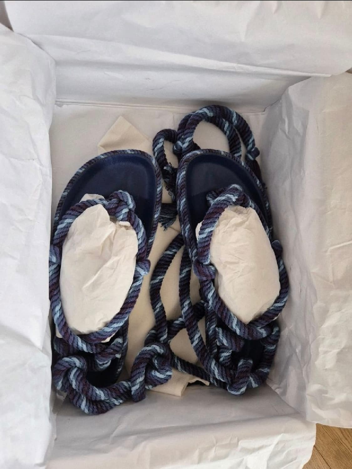 (새상품) 이자벨마랑 블루 로프 샌들 37사이즈 상품이미지8