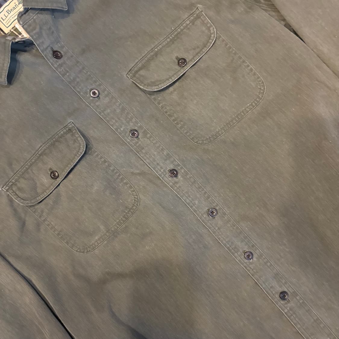 엘엘빈 플란넬 라인드 캔버스 셔츠 상품이미지5