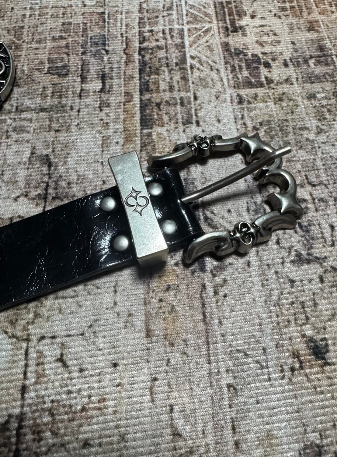 Black Relic design belt 상품이미지2