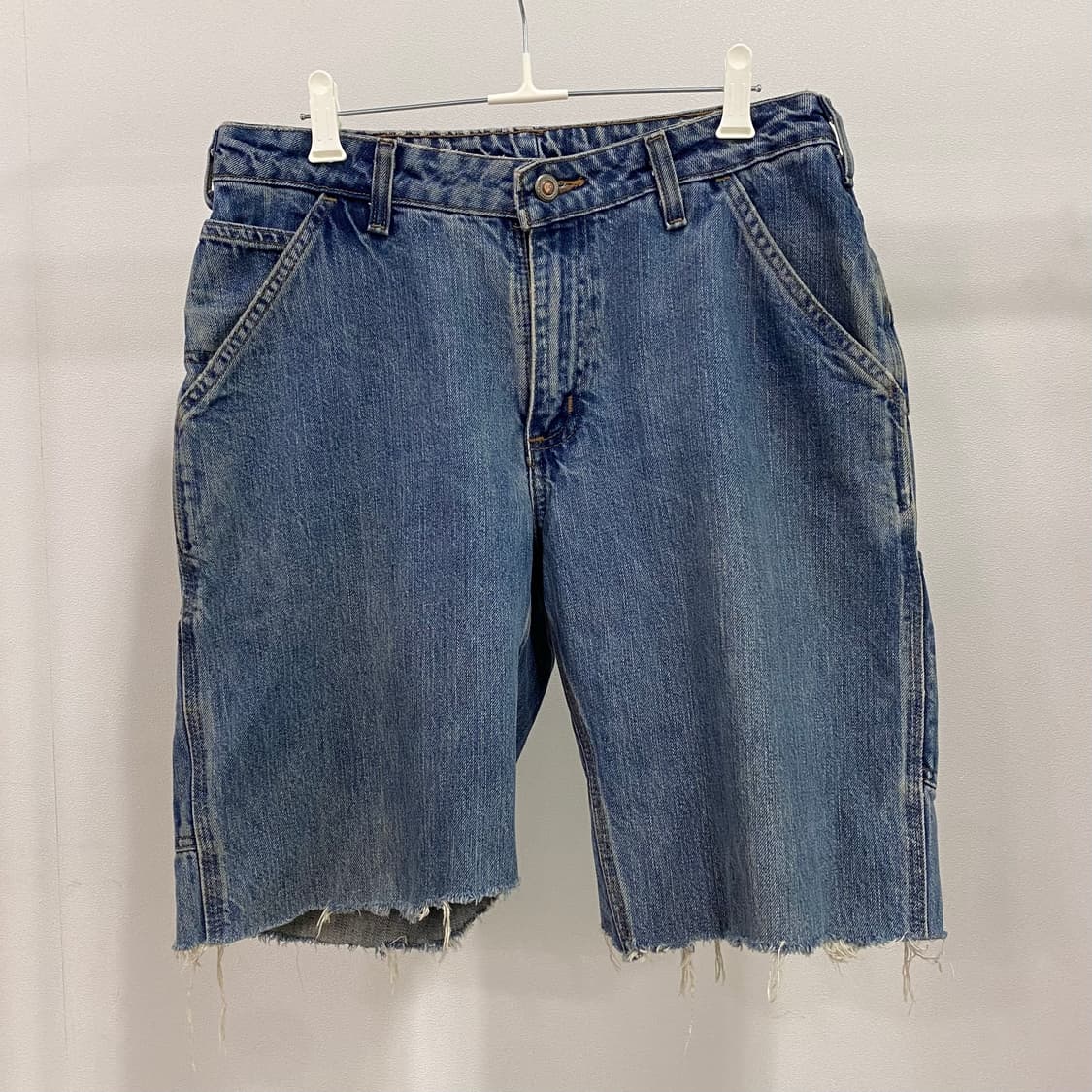 칼하트 우먼 컷오프 카펜터 워크 데님 쇼츠 상품이미지2