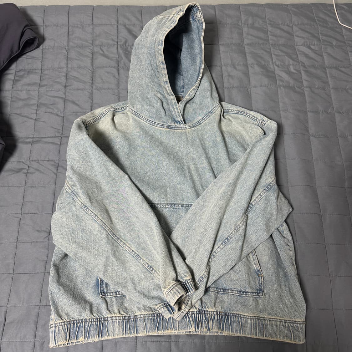 자라 데님 후드티 상품이미지1