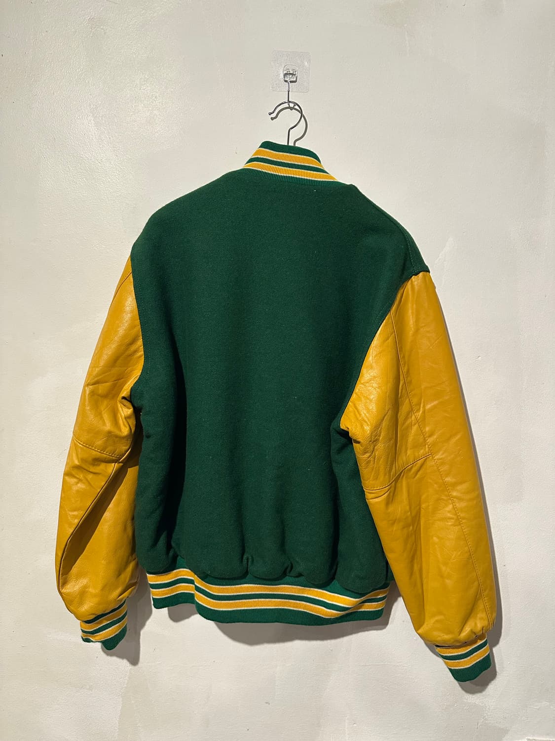 빈티지 90s 가죽 바시티 자켓 상품이미지2