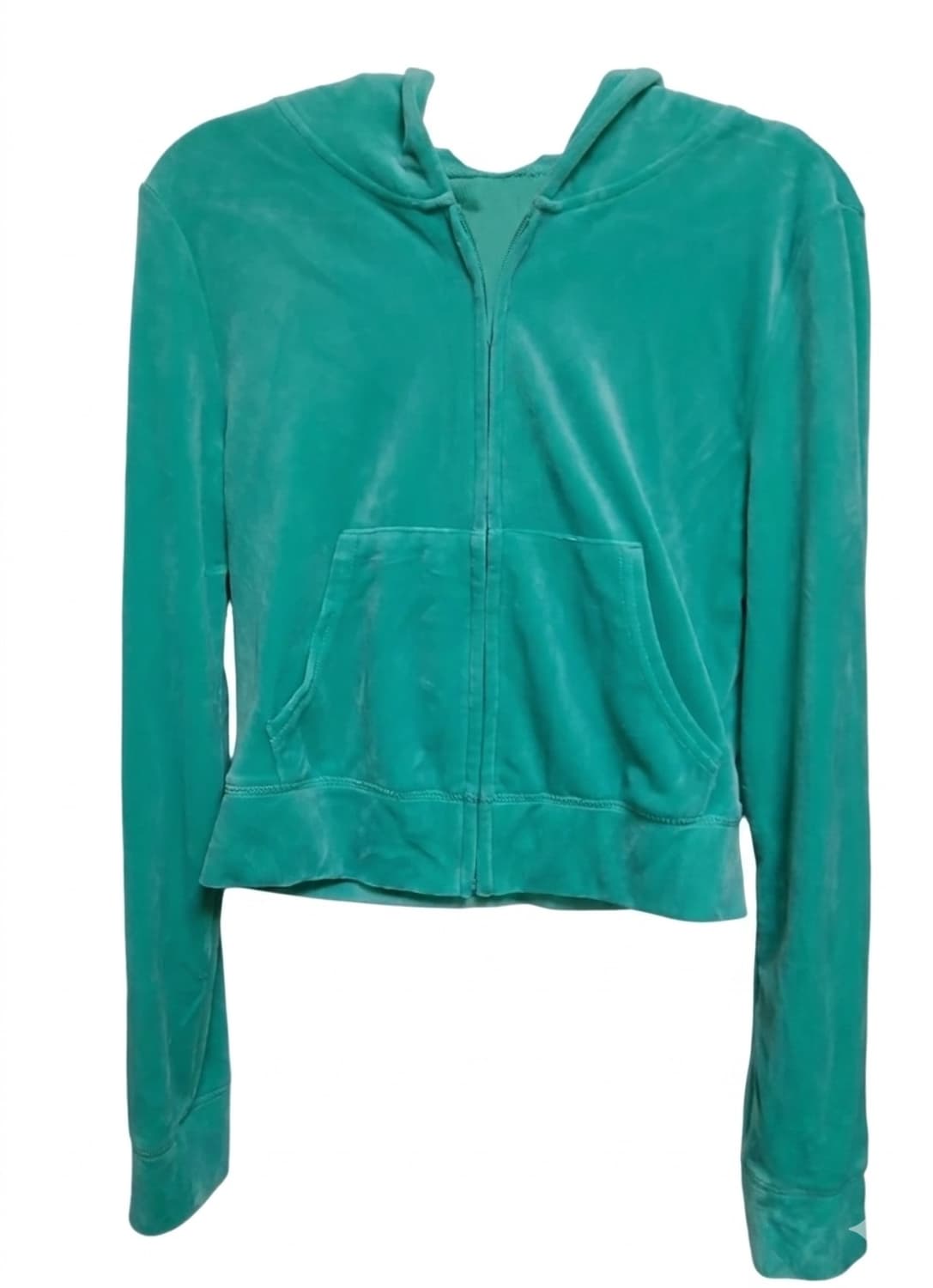 Juicy couture 쥬시꾸뛰르 벨벳 후드집업 민트그린  M  새상품 상품이미지3