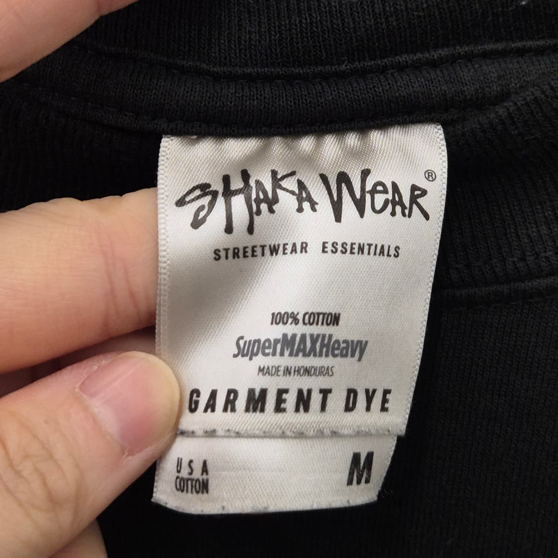 샤카웨어 가먼트 다이 슈퍼맥스 헤비 반팔티 M 상품이미지4