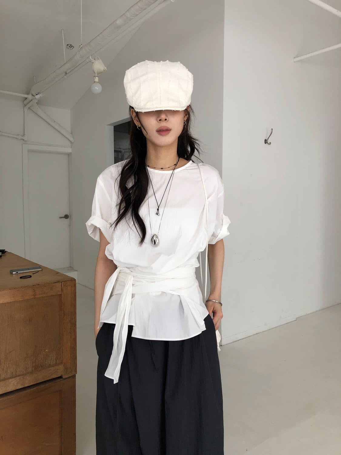 릿킴 marais blouse (white) 상품이미지3