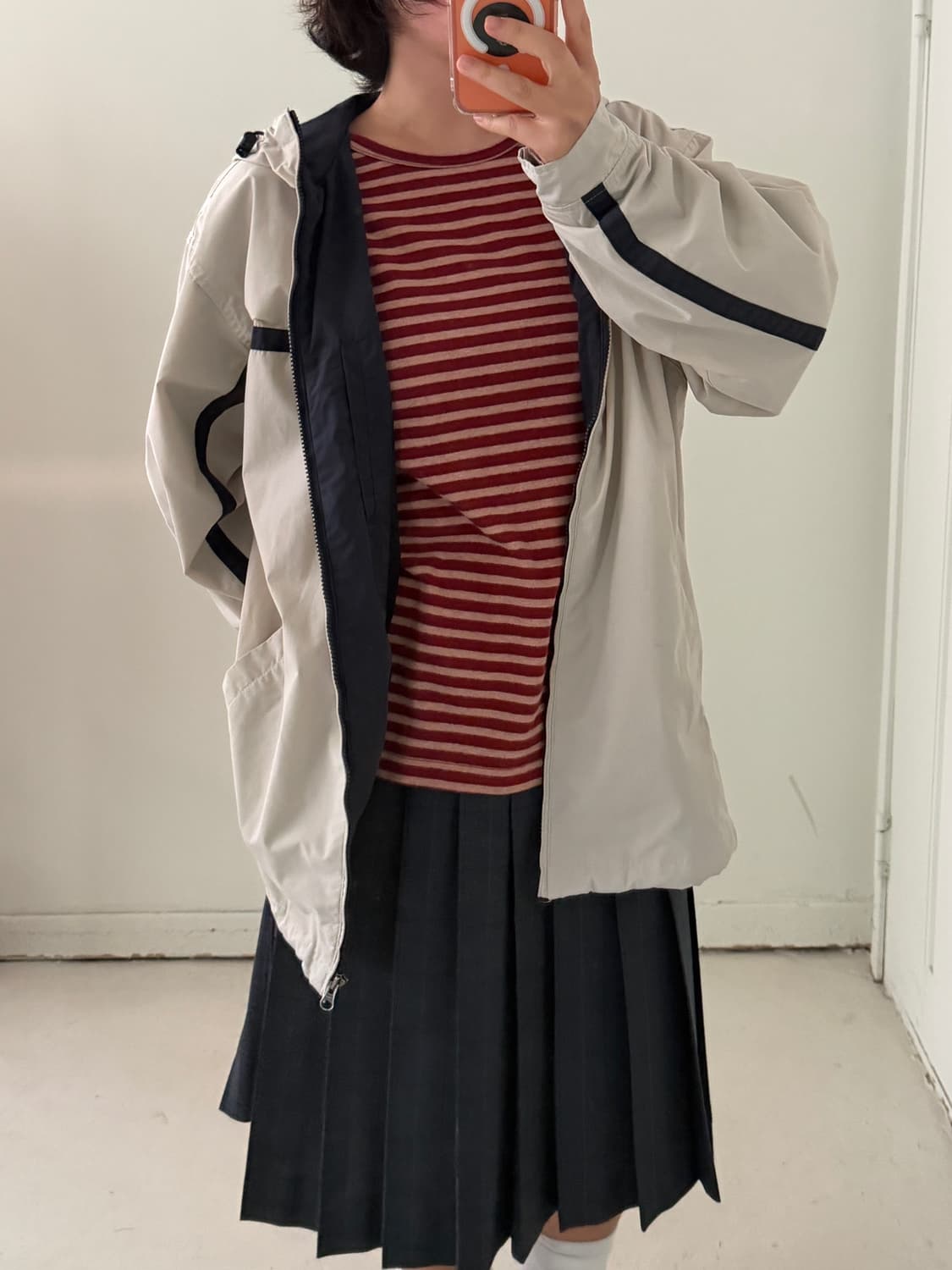 일본빈티지 컨버스 올스타 올드스쿨 바람막이 상품이미지5