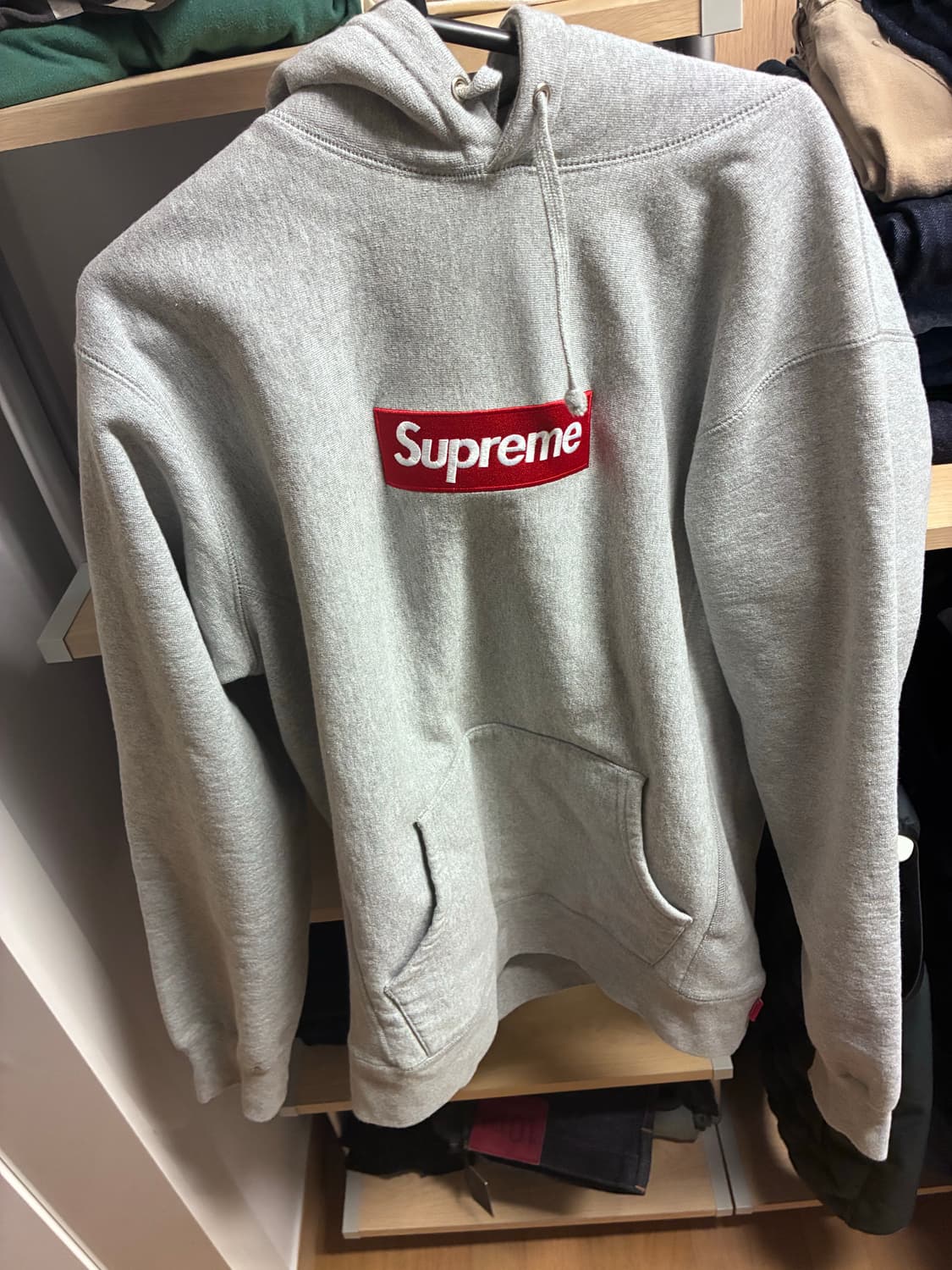 슈프림 16FW 회빨 후드티 L 상품이미지1