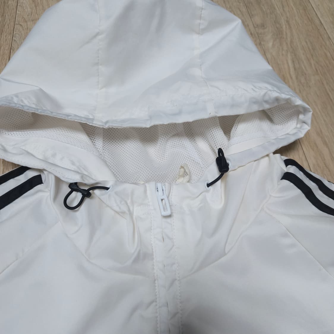 3XL) 아디다스 삼선 후드 바람막이 상품이미지2