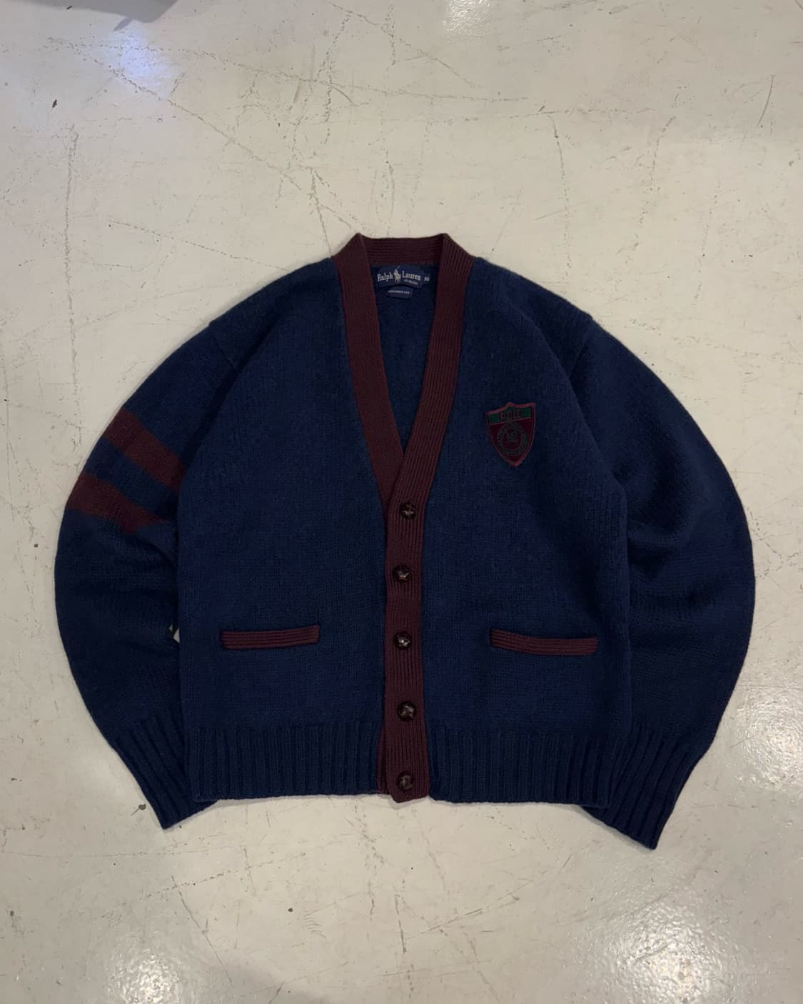 폴로 80s 에스에치 패치 가디건  상품이미지1
