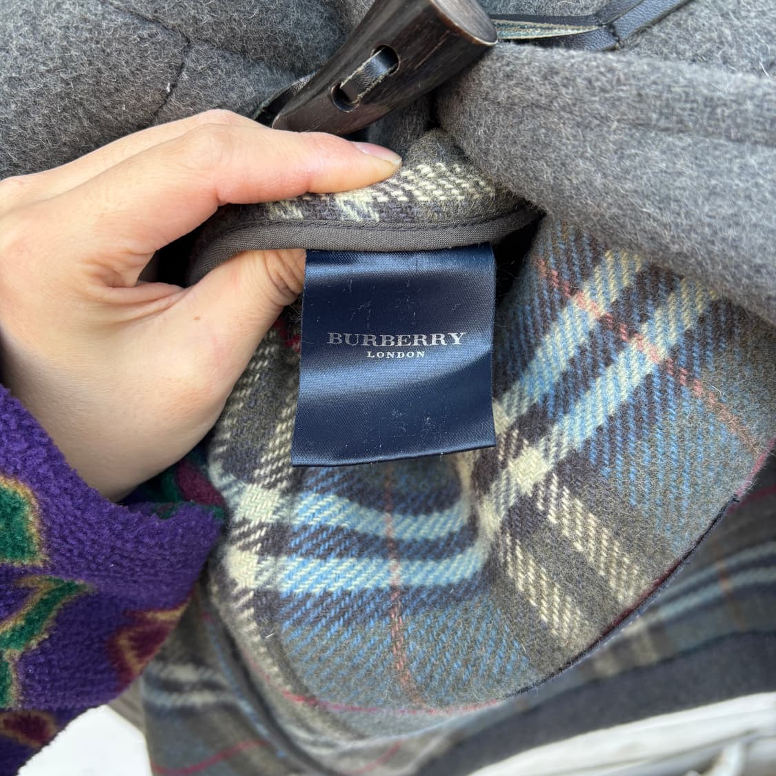 Burberry 버버리 울 더플 코트 상품이미지6