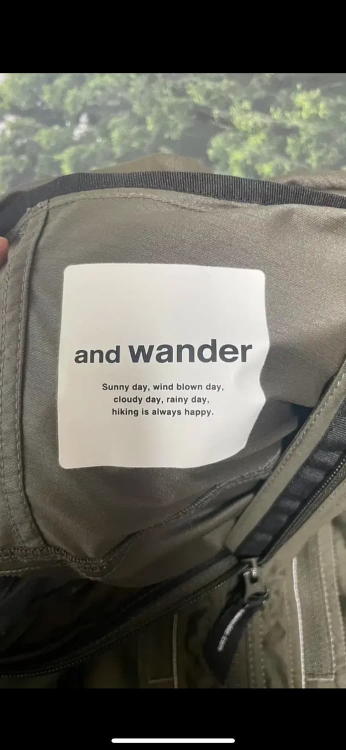 앤드원더 andwander  raschel rip jacket 3 상품이미지2