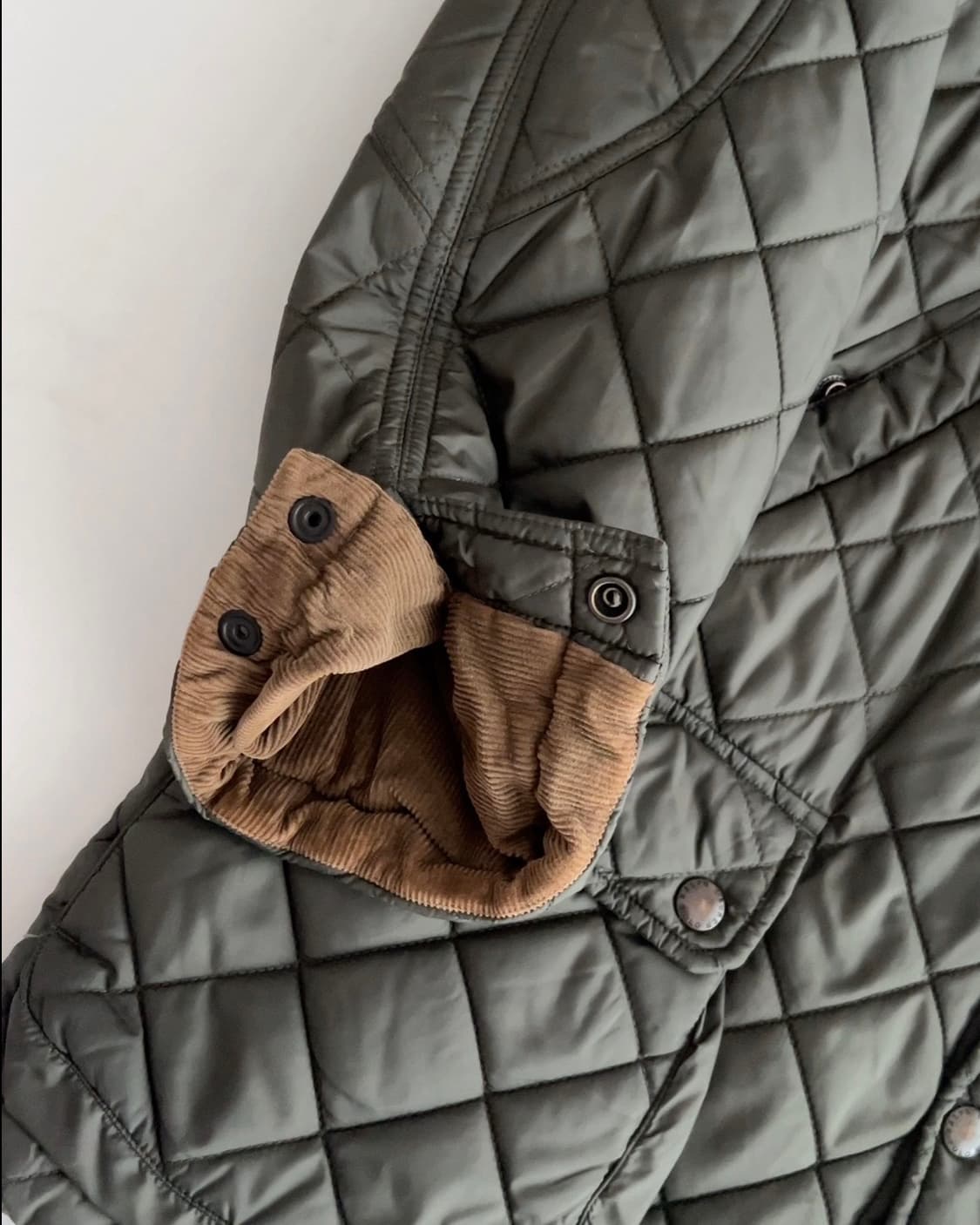 폴로 랄프로렌 코듀로이 카라 퀼팅 자켓 M  상품이미지4