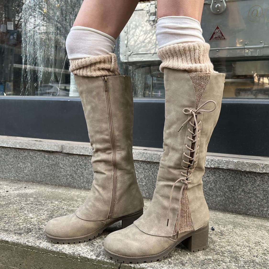 00s MUK LUKS 무크룩스 롱 코셋 기모 부츠 상품이미지1