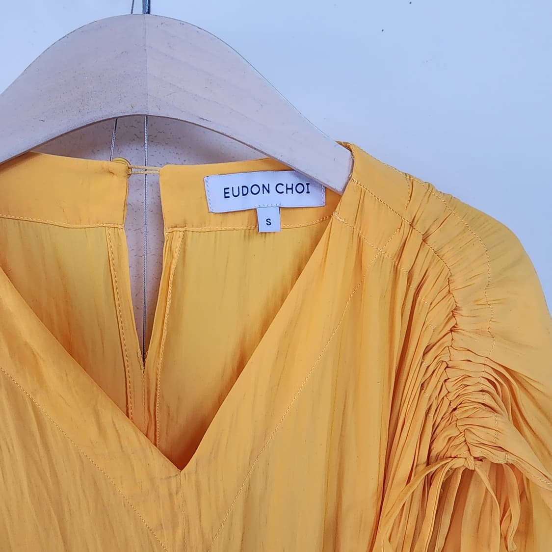 유돈초이 옐로우 롱 원피스 상품이미지2