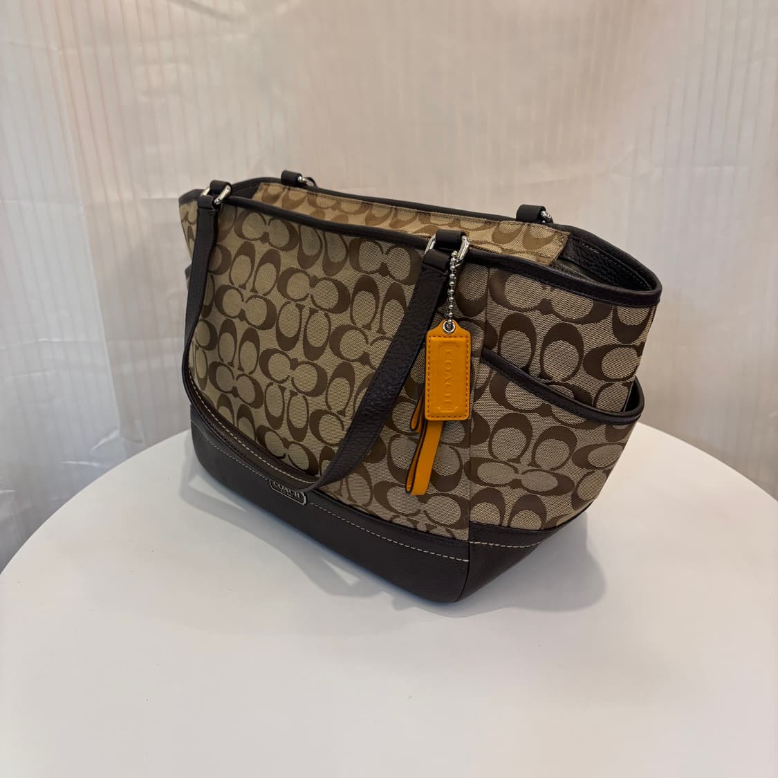 정품 코치 패브릭 숄더백     상품이미지3