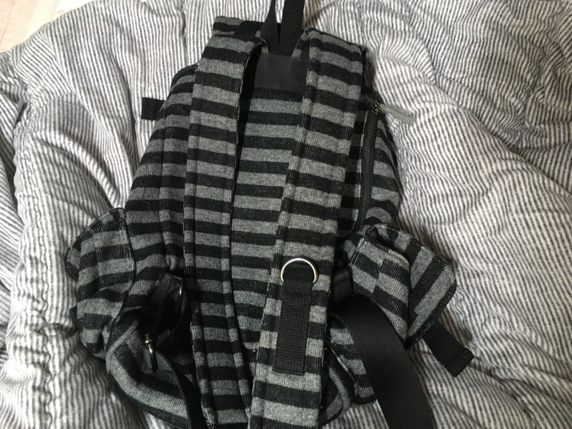 파히섬 (탠스댄스) 스트라이프 백팩 판매합니다 상품이미지3