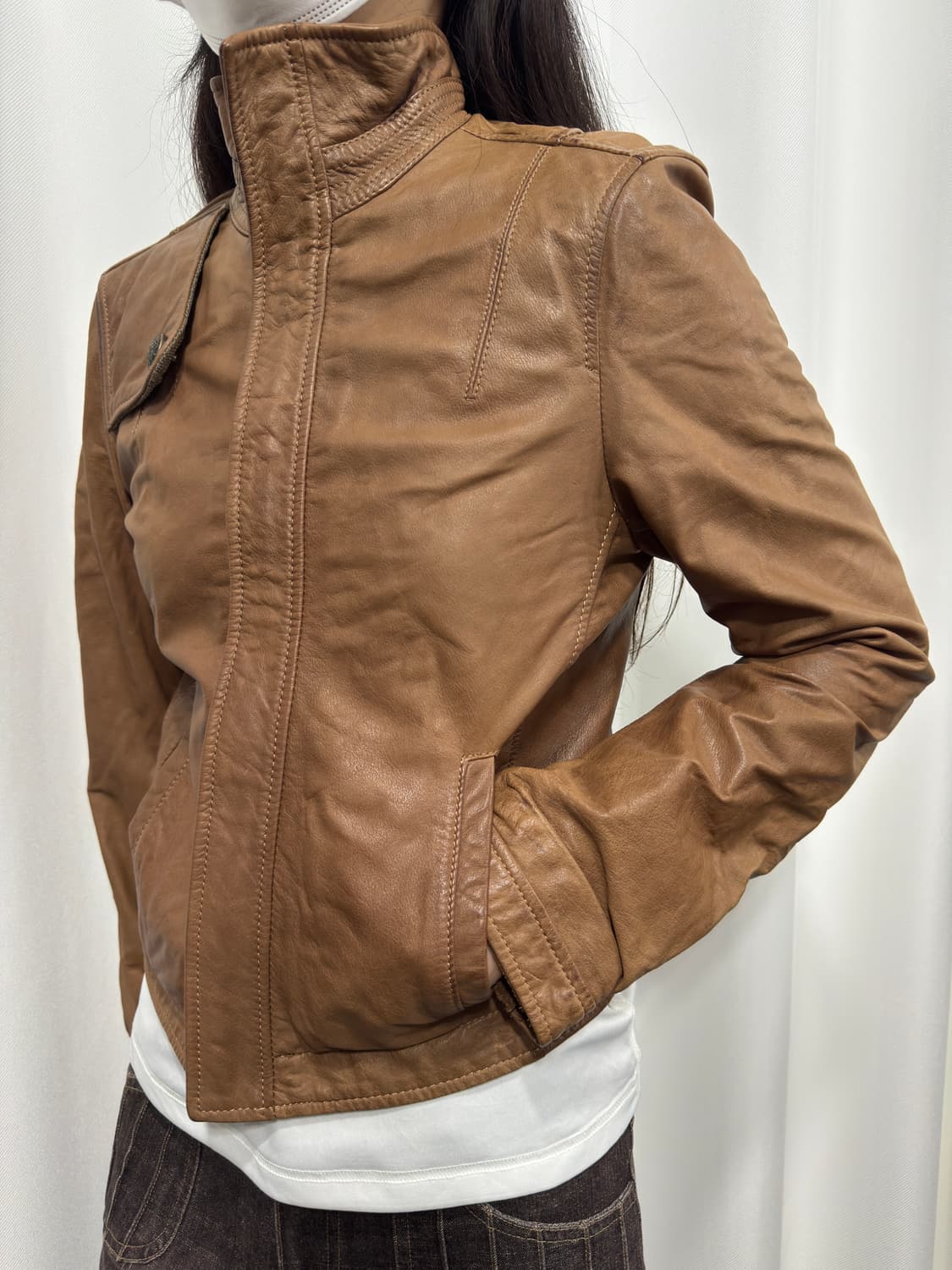 real leather jacket 상품이미지4