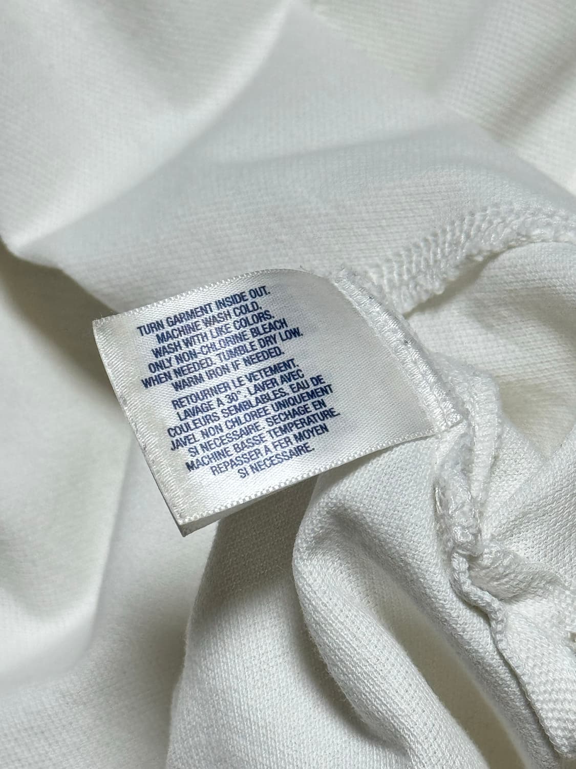 폴로 랄프로렌 빅포니 화이트 네이비 반팔 상품이미지7