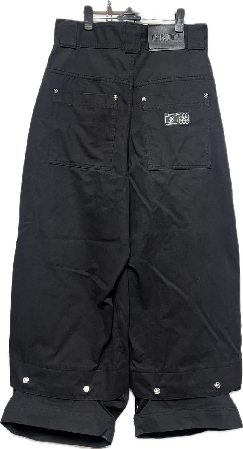 오퍼스 0012 MELTED COTTON PANTS BLACK 상품이미지4