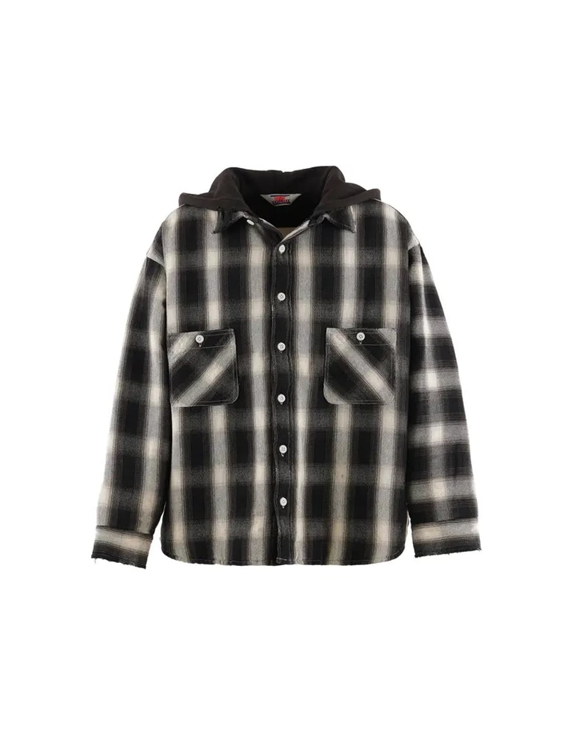 세인트미카엘 후드 플란넬 셔츠 M 상품이미지1