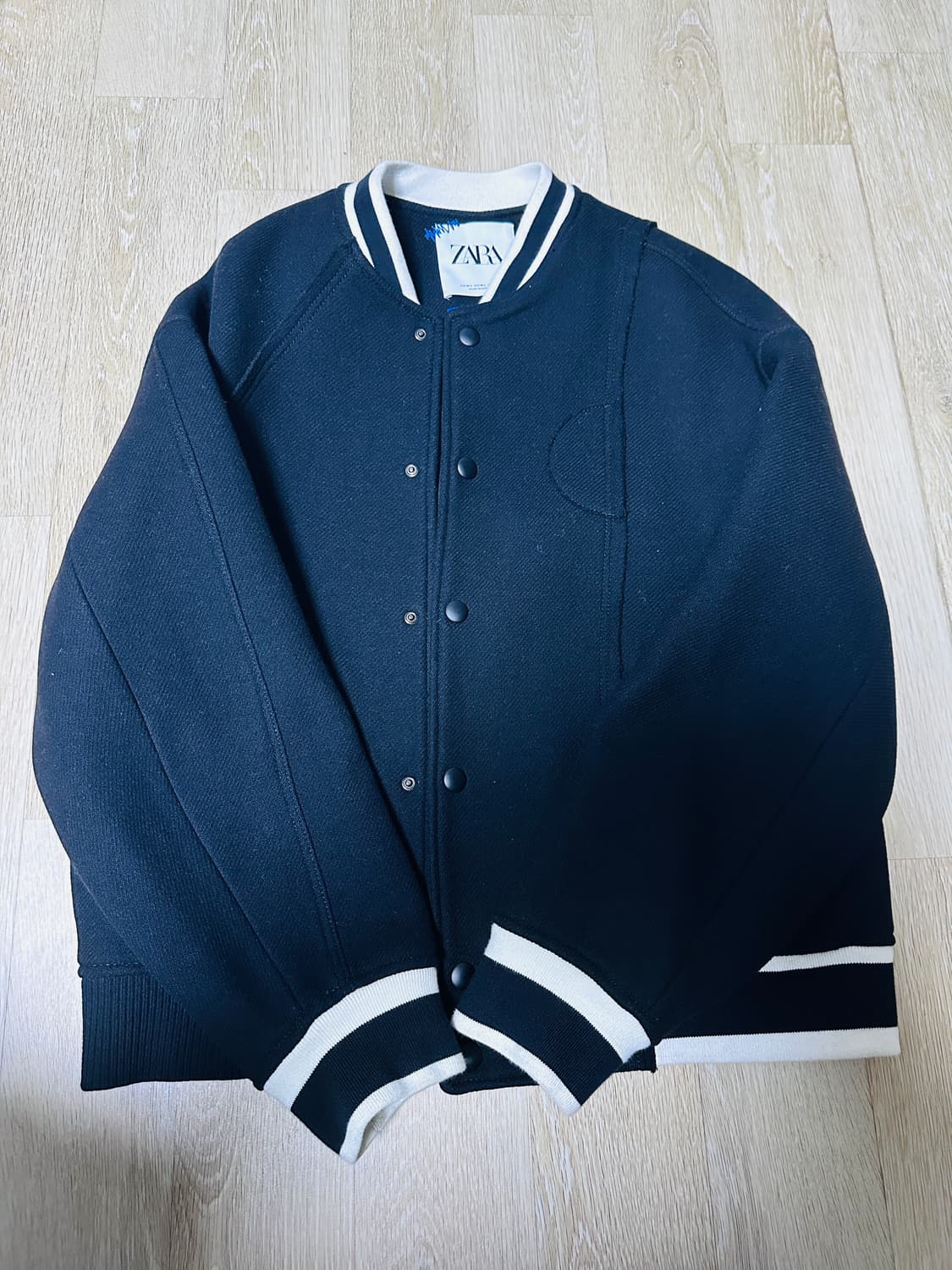 자라 x 아더에러 울 블렌드 봄버 블랙 자더에러 상품이미지1