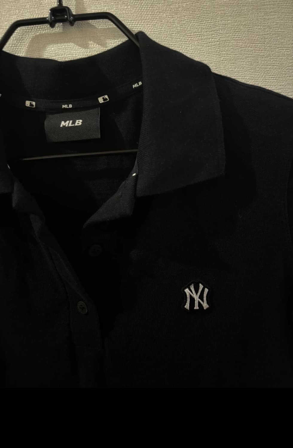 카리나 착용 MLB 블랙 피케 원피스 상품이미지2