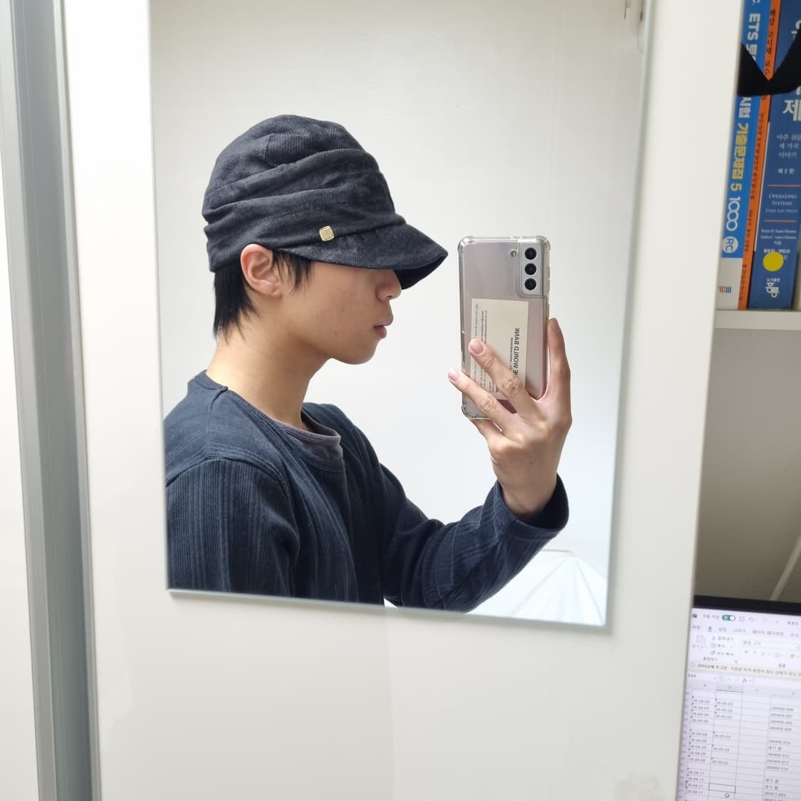 CA4LA 드레이프 캡 블랙 상품이미지9
