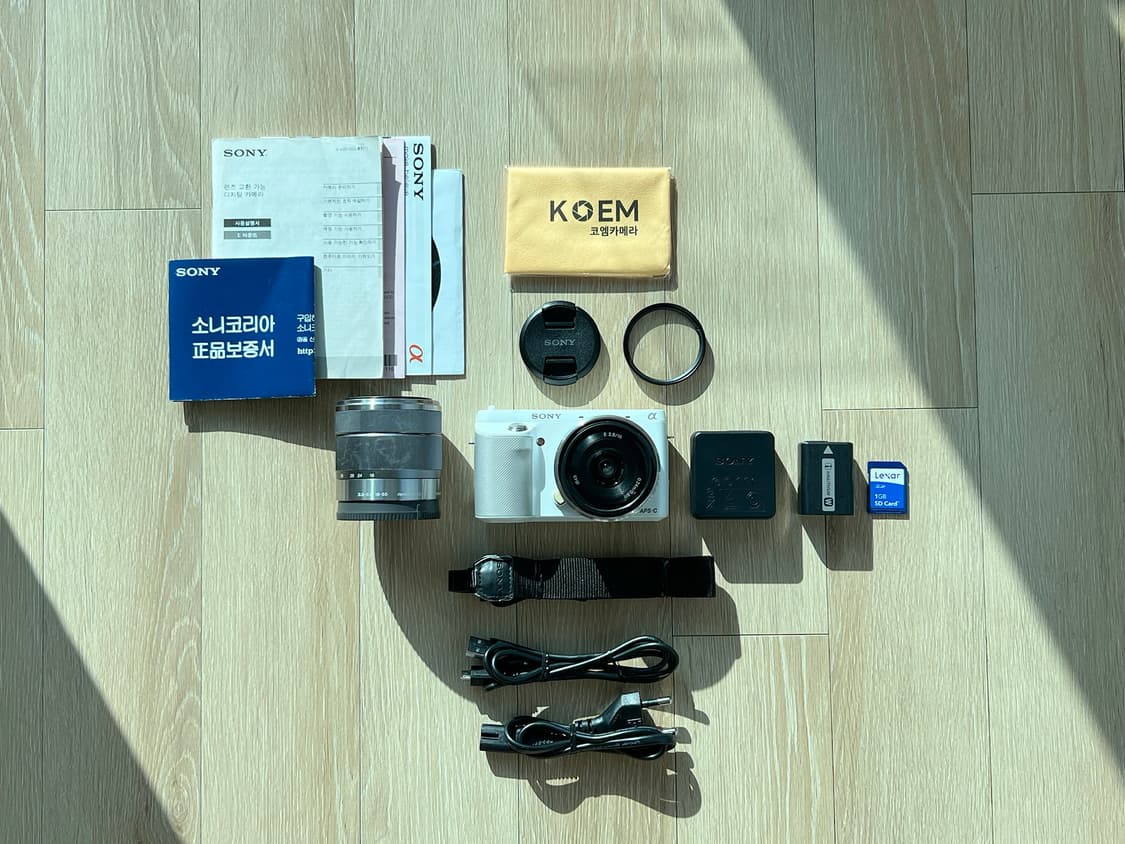 NEX-F3, 16mm, 18-55 OSS 박스셋 판매 (화이트) 상품이미지8