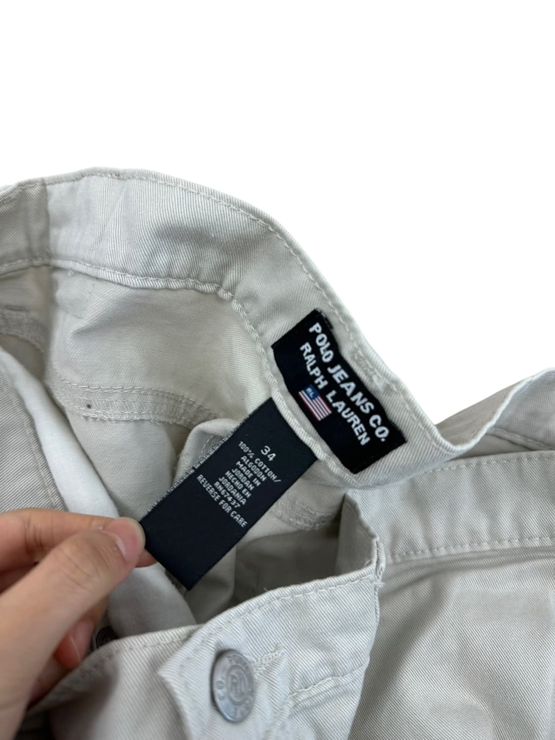 폴로 RL로고 코튼팬츠 아이보리 (34) 상품이미지6
