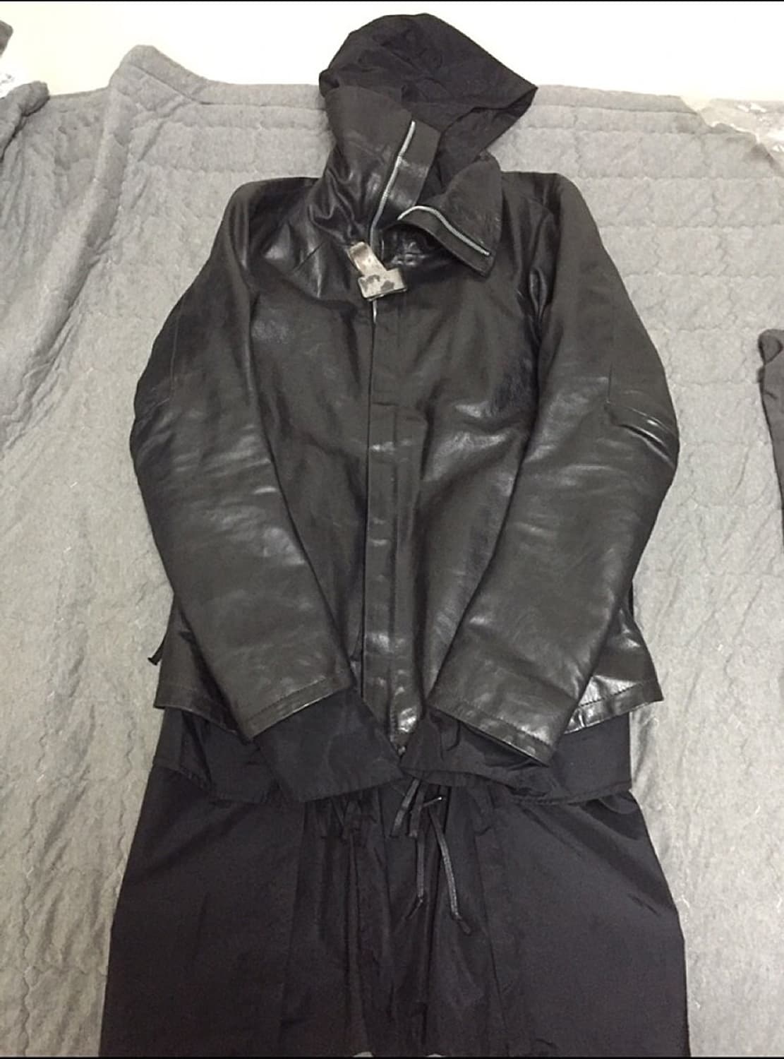 Oiled Body molded separable lining 레더자켓 상품이미지3