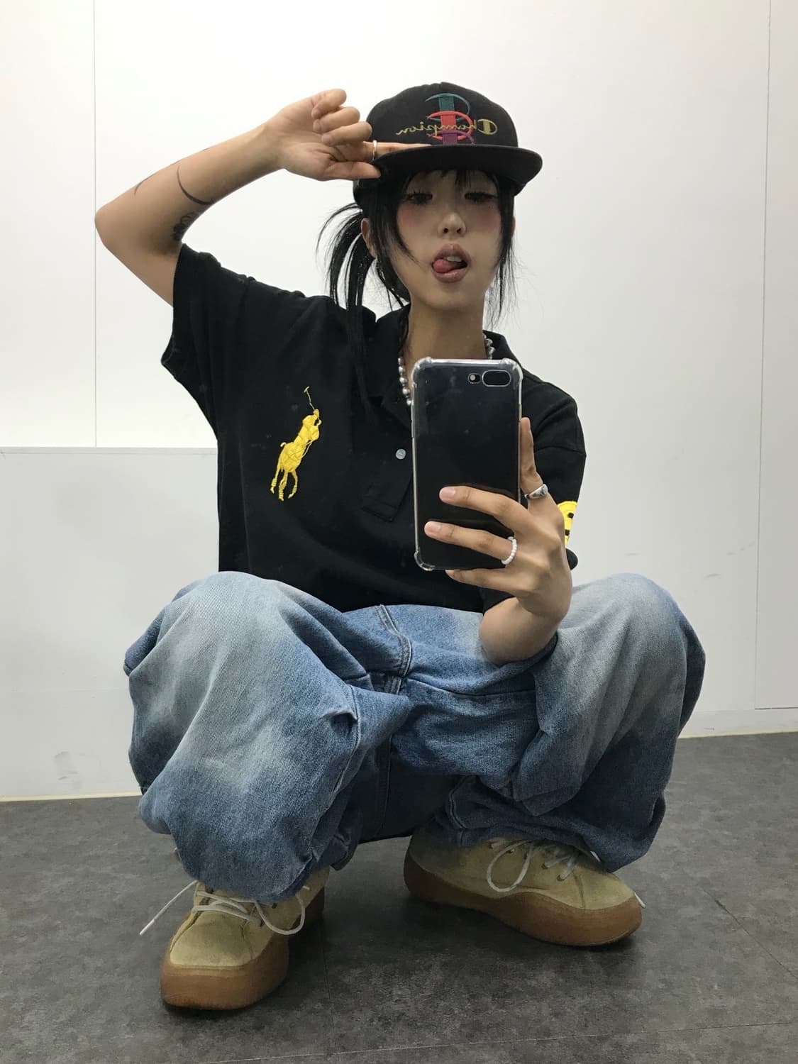 Polo Big Pony Black PK T-shirt 상품이미지8