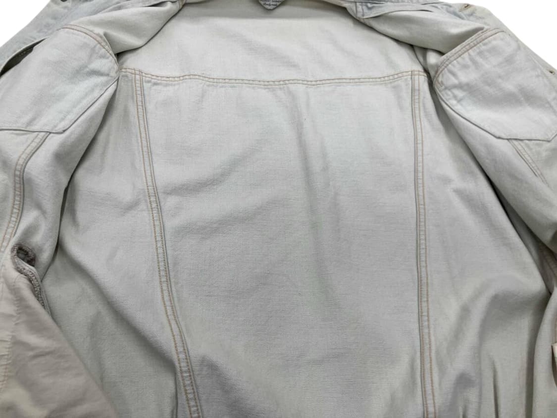 언유즈드 연청 데님 오버 자켓 상품이미지5