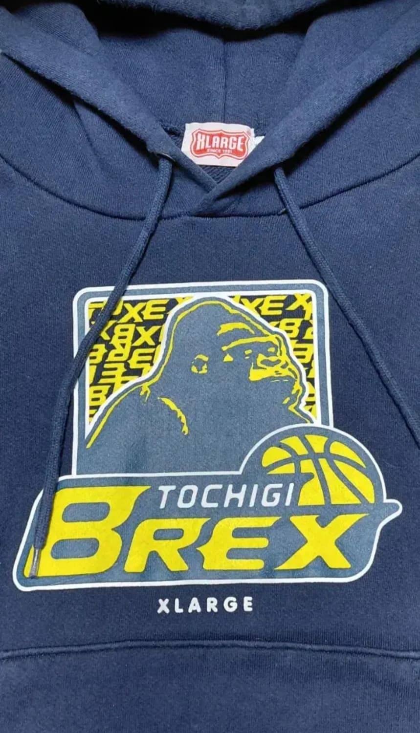 X-LARGE  후드티 네이비 (S) 상품이미지2